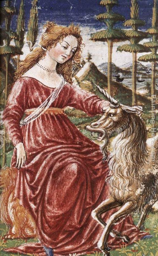 Francesco Di Giorgio Martini Chastity with the Unicorn